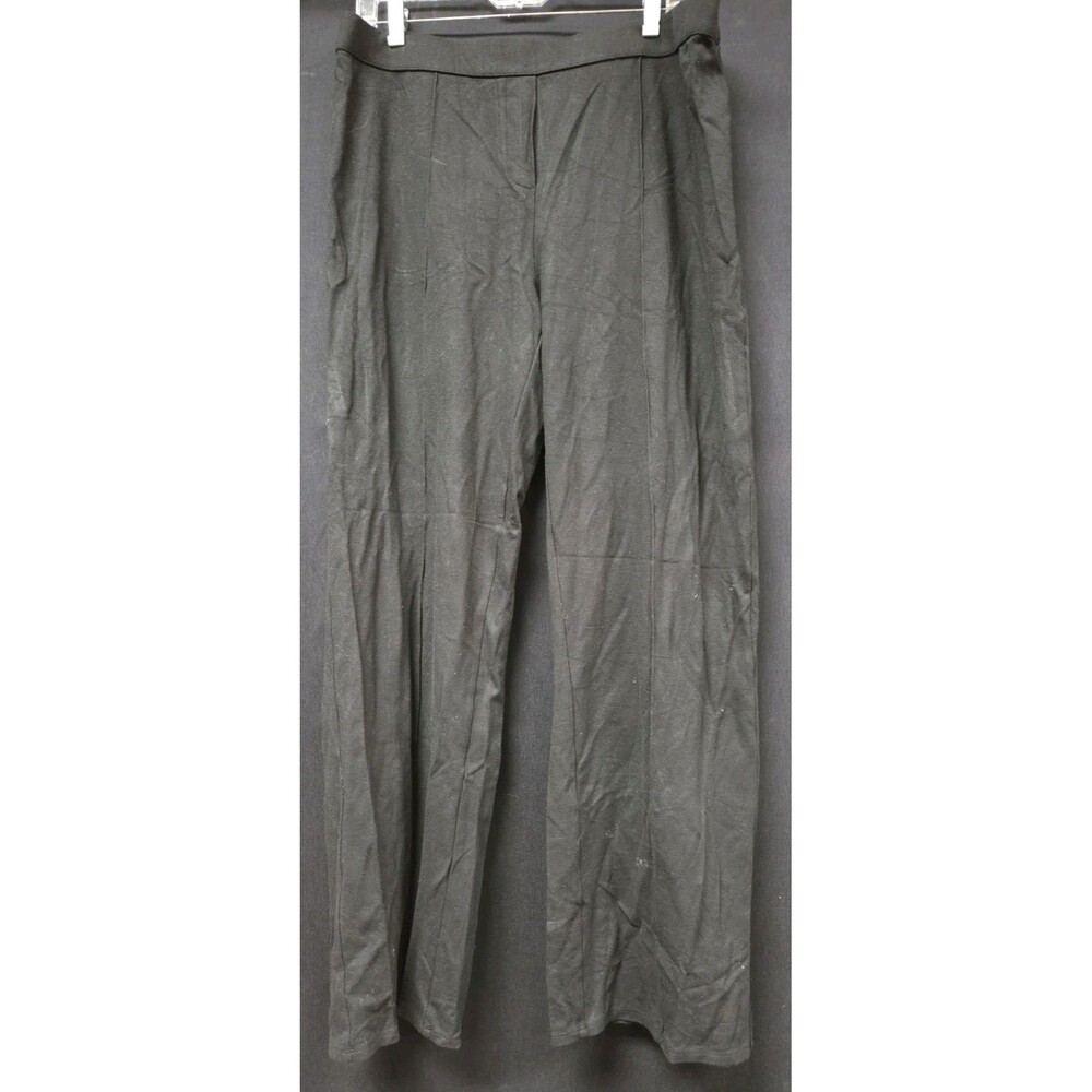 J. Jill Wearever Collection Relaxed Ankle Stretch Black Pant Size Large Tall